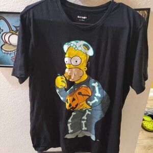 Old Navy X The Simpsons Homer Halloween T shirt